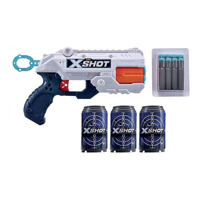 Pistola X-shot Reflex 6con 8 Dardos 20mts Original Zuru