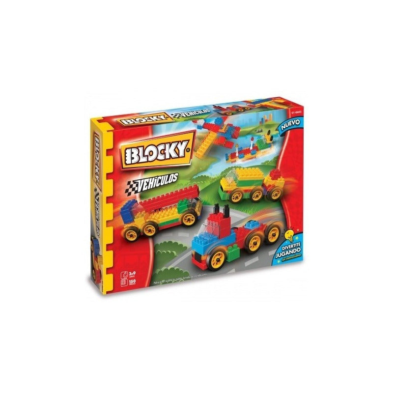 Blocky Vehiculos 3 Tipo Rasti Con 140 Piezas 0602 Dimare
