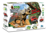 Pista Dino Track Dinosaurios Encastrable C/auto 108 Piezas
