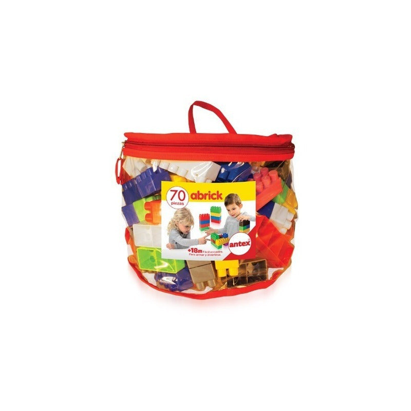 Abrick Bolson 70 Piezas Grandes Original De Antex 9056