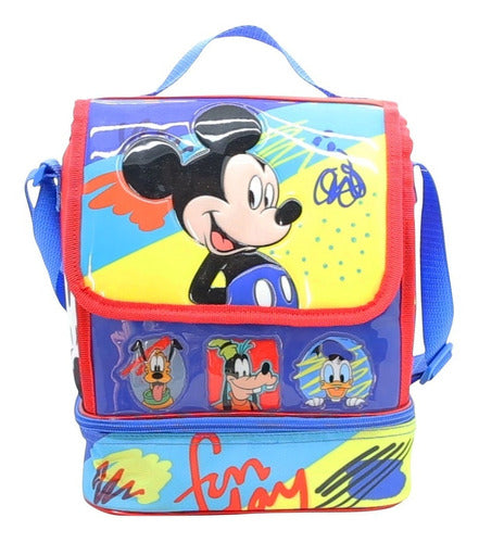 Lunchera Termica Mickey Con Licencia Disney Km238 Original