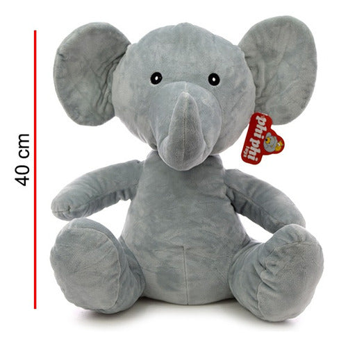 Peluche Elefante Sentado 40cm Phi Phi Toys 2691