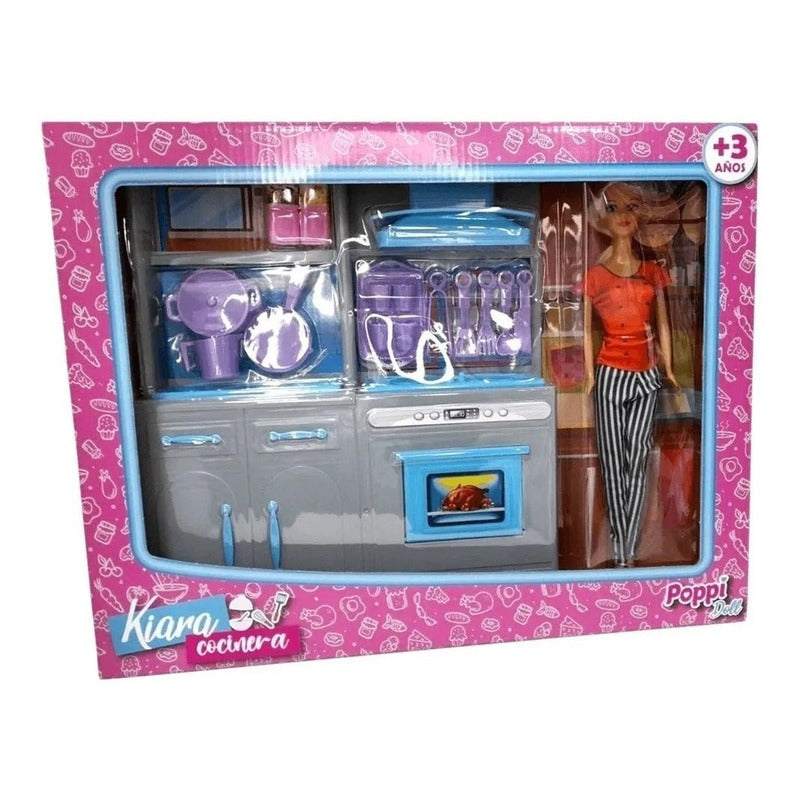 Muñeca Poppi Doll Kiara Cocinera B920