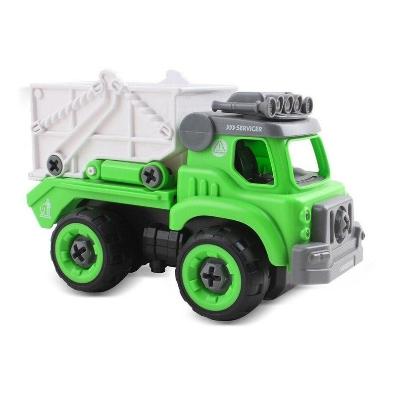 Camion Volquete P/armar Y Desarmar Sonido Diy Ik0087