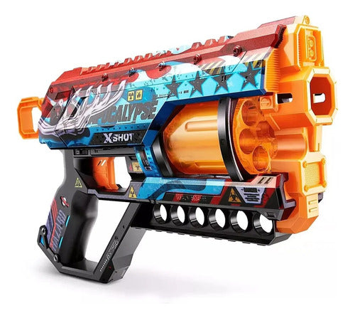Pistola X-shot Skins Griefer Con Dardos Original Zuru 7326