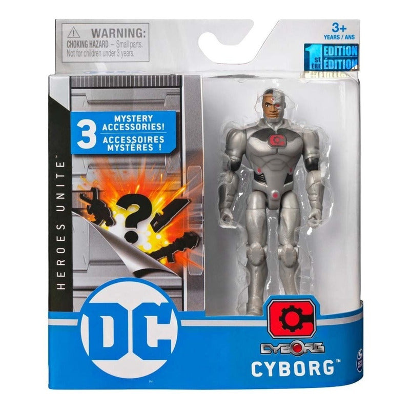 Cyborg Figura Articulada 10cm Original Dc 68701