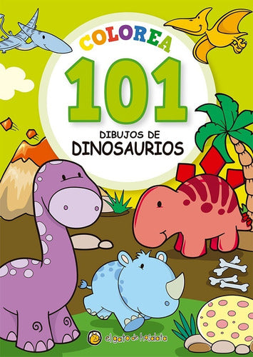 Colorea 101 Dibujos De Dinosaurios Libro Para Niños 2628