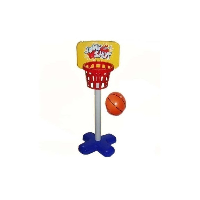 Aro De Basquet Jump Shot 97 Cm Rondi Con Pie Y Pelota