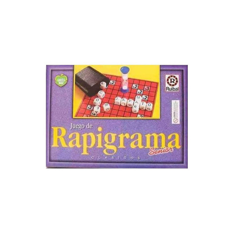 Rapigrama Senior Juego De Mesa Original De Ruibal
