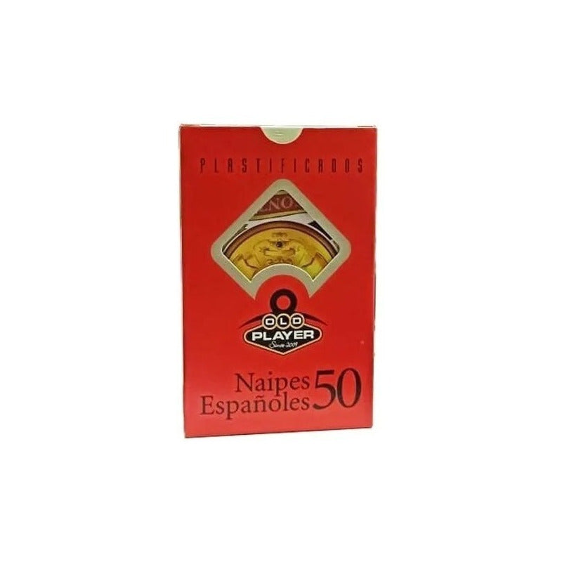 Naipes Cartas Españolas 50 Cartas Plastificadas Old Player