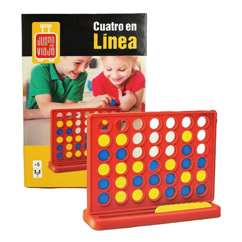4 En Linea Juego De Mesa Edicion Viaje Original Toyco 22003