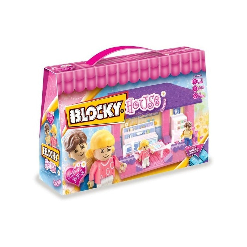 Blocky House Cocina Con 80 Piezas Original Dimare