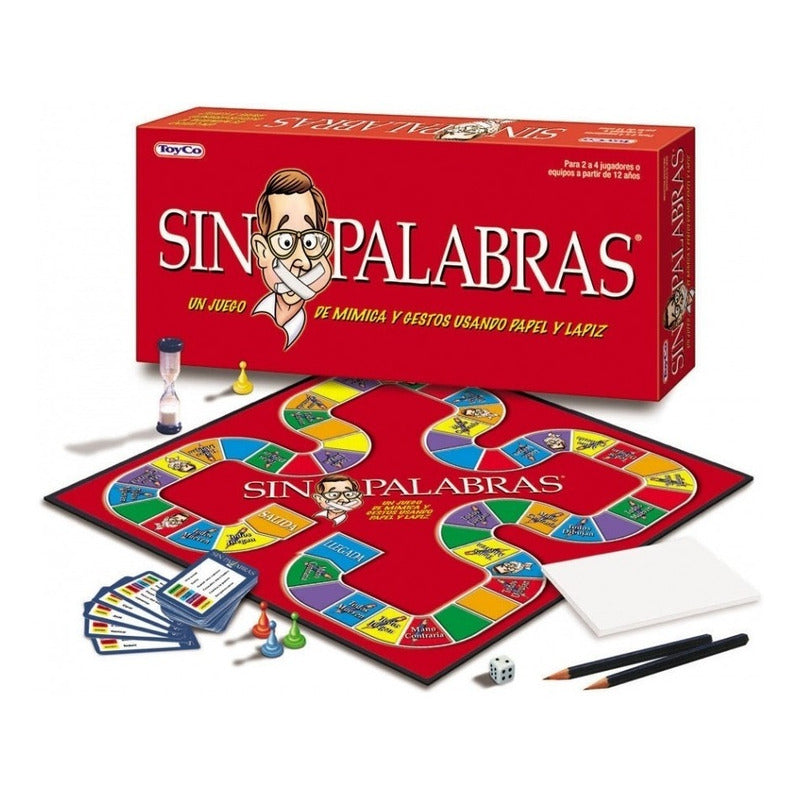 Sin Palabras Juego De Mesa Mimica Y Dibujar Original Toyco