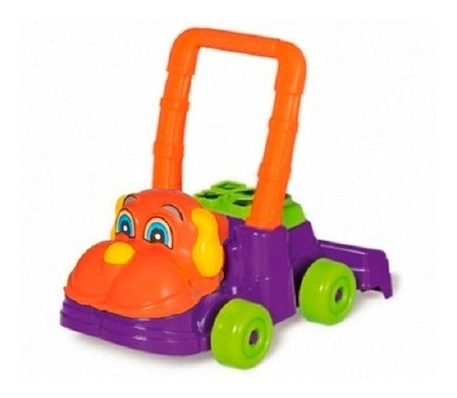 Caminador Andador Cachorro Feliz Para Bebe - Calesita Color Naranja