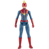 Muñeco Avengers Capitana Marvel 30cm Titan Hero E3309 Hasbro