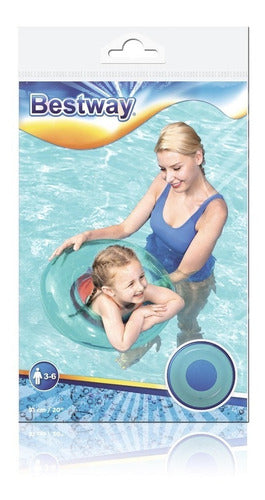 Salvavidas Basico Color Flotador 51cm Inflable Bestway 36022