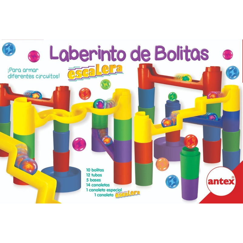 Laberinto De Bolitas Escalera Juego De Mesa Original Antex