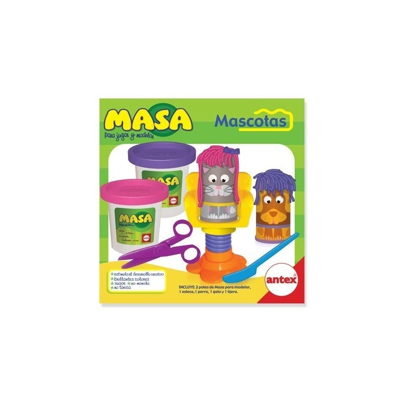 Masa Para Moldear Modelo Mascotas Original Antex