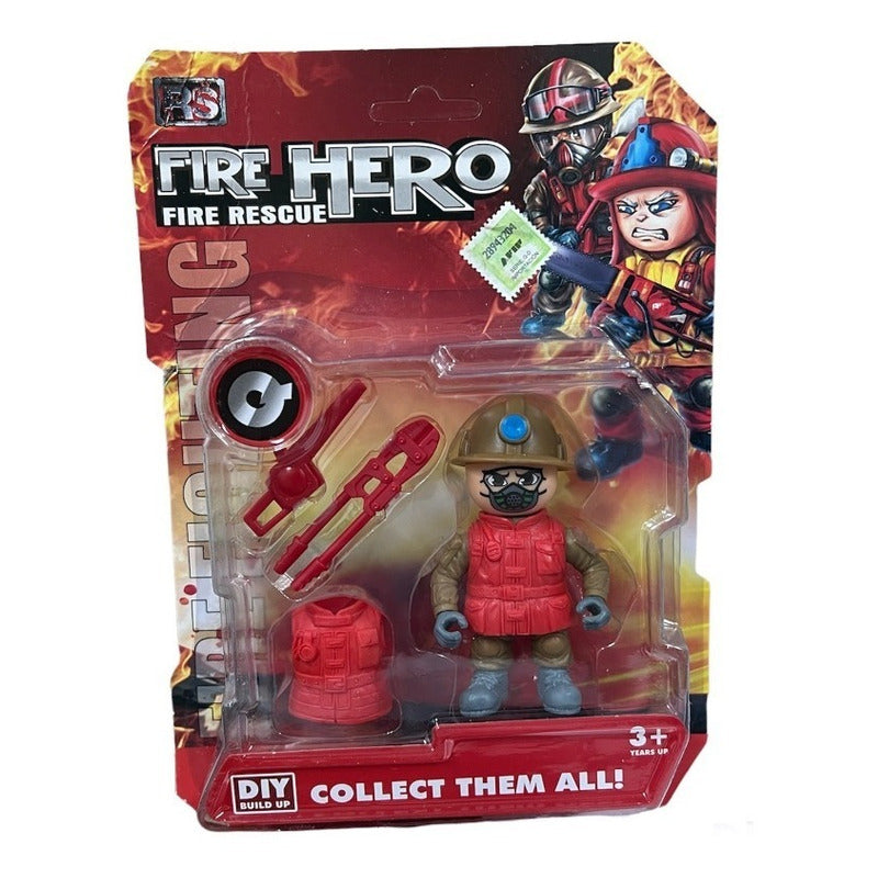 Bombero Figura Coleccionable Con Accesorios Blister 6529