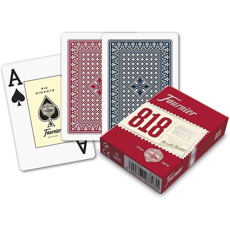 Fournier Cartas 818 Numero Grande Naipes Poker Blackjack