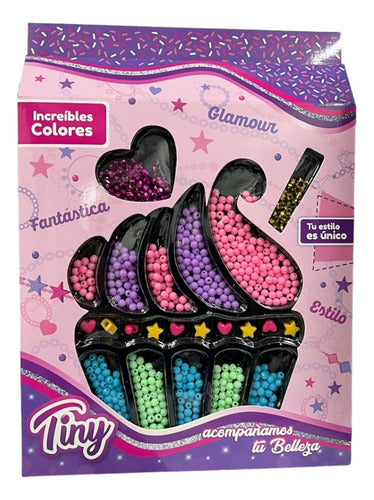 Set Kit Para Hacer Pulseras Collares Niñas Style Candy Dulce