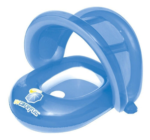 Asiento Flotador Inflable Salvavidas Bote C/techo Bestway