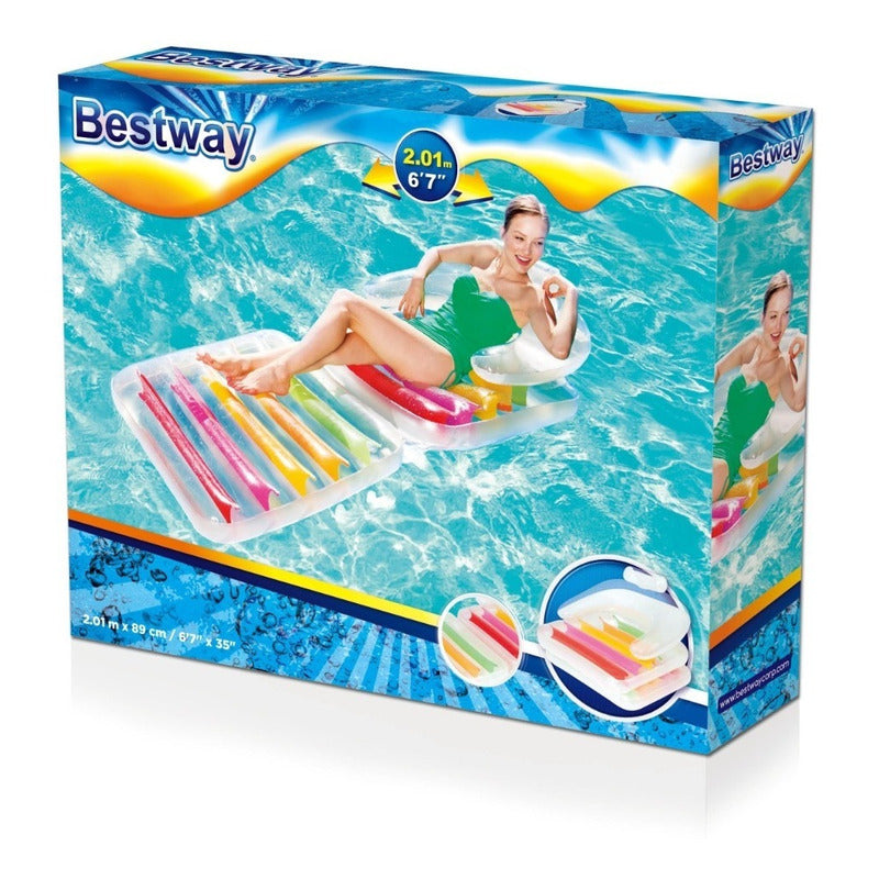 Colchoneta Sillon Inflable Bestway 185x81x48cm