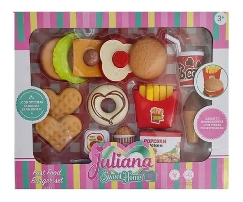 Juliana Set Fast Food Hamburguesa Sisjul043