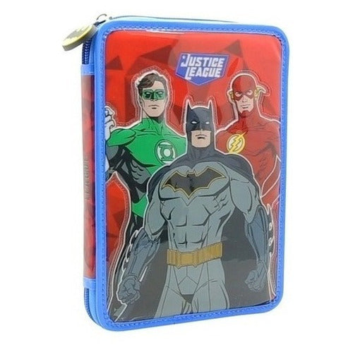 Cartuchera Justice League 1 Cierre C/utiles Lj268 Original