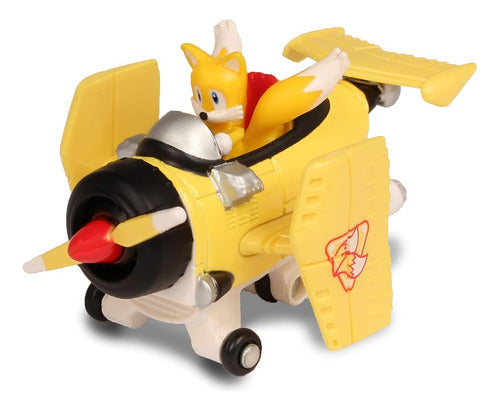 Sonic Vehiculo Tails Auto 5cm Metal Original 64197