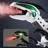 Dino Fire Xl Dinosaurio Robot Lanza Vapor Luz Sonido Ik0021 Color Blanco