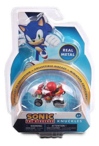 Sonic Vehiculo Knuckles Auto 5cm Metal Original 64196