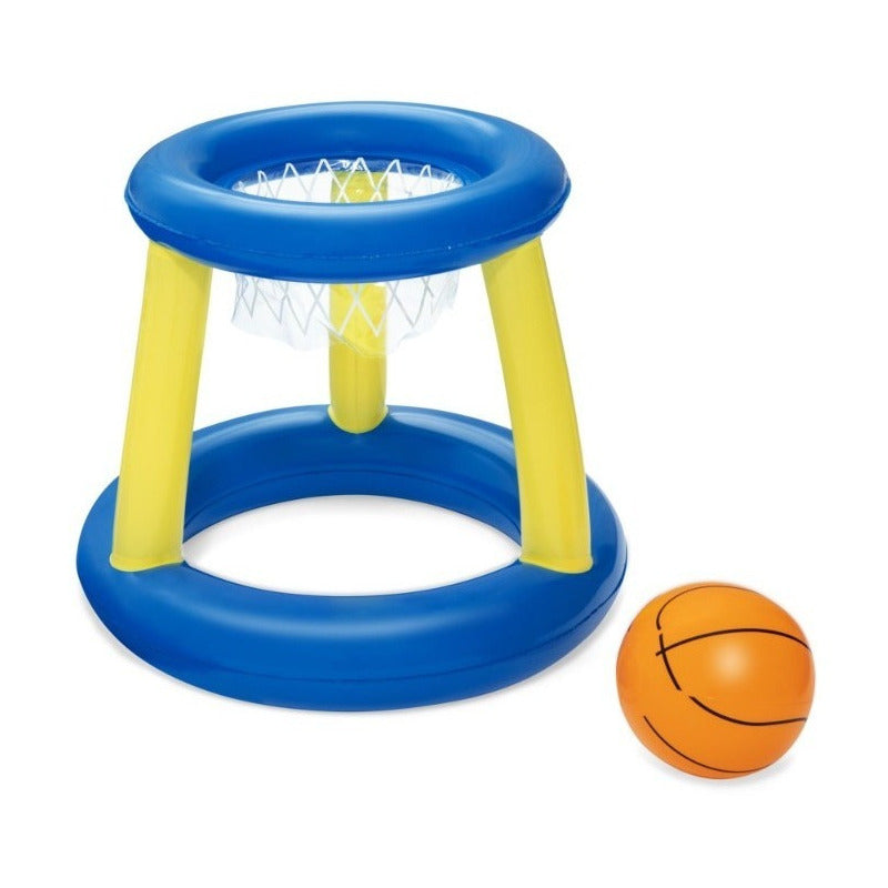 Set De Basquet Inflable Con Pelota Y Aros Bestway 61cm 52418