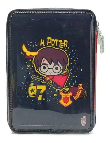 Cartuchera Harry Potter 1 Cierre Con Utiles Hp205 Original