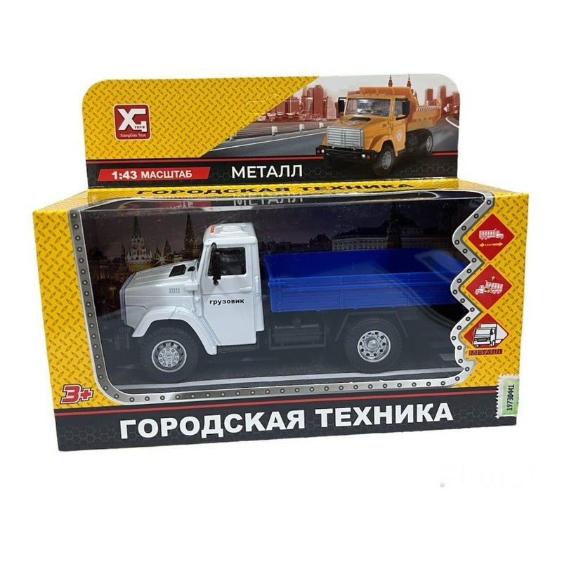 Camion Volcador Playo Metal 15cm Pull Back 6493