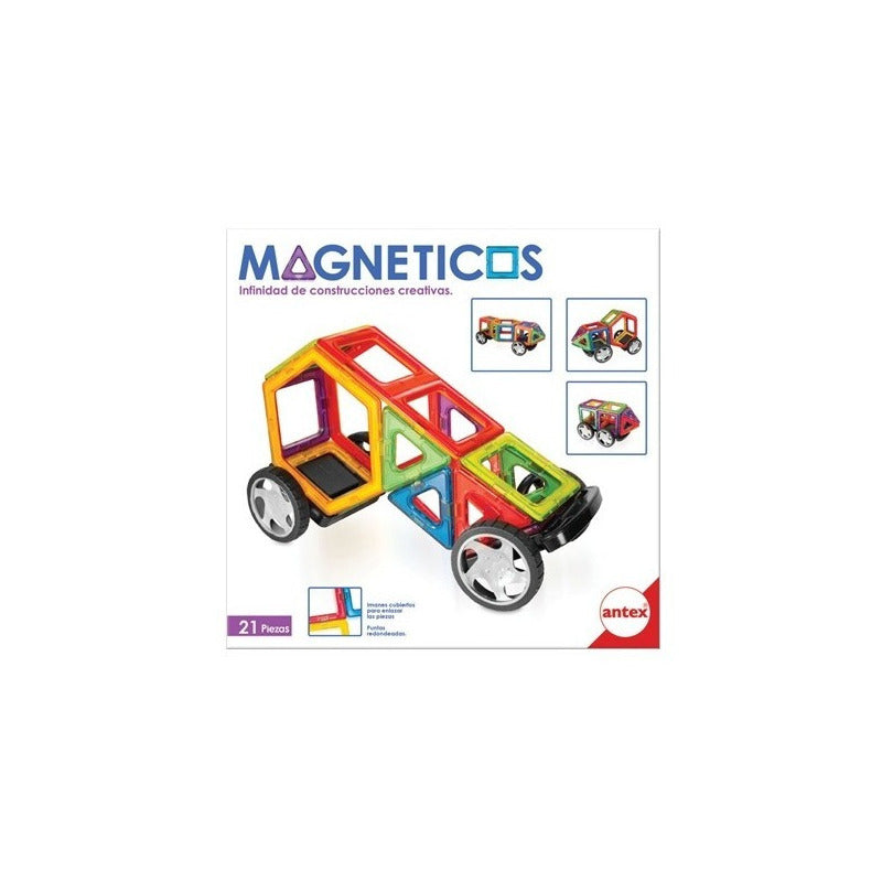 Magneticos Set Contrucciones Creativas 21 Piezas Antex 1263