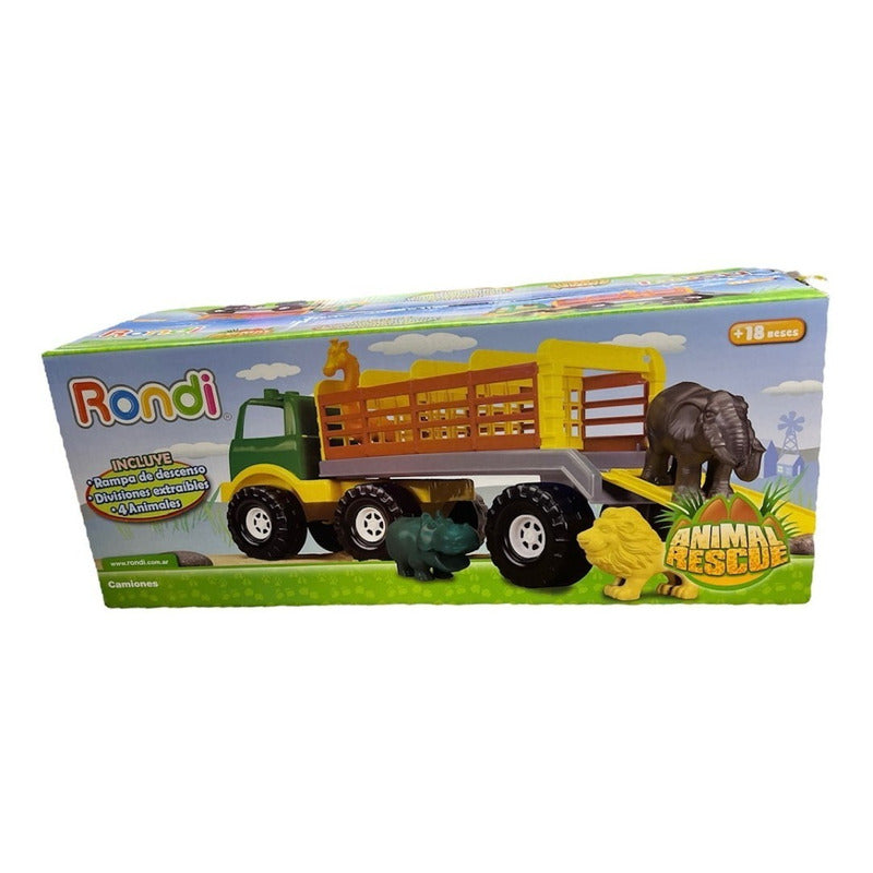 Camion Rescate De Animales Animal Rescue Original Rondi 3440