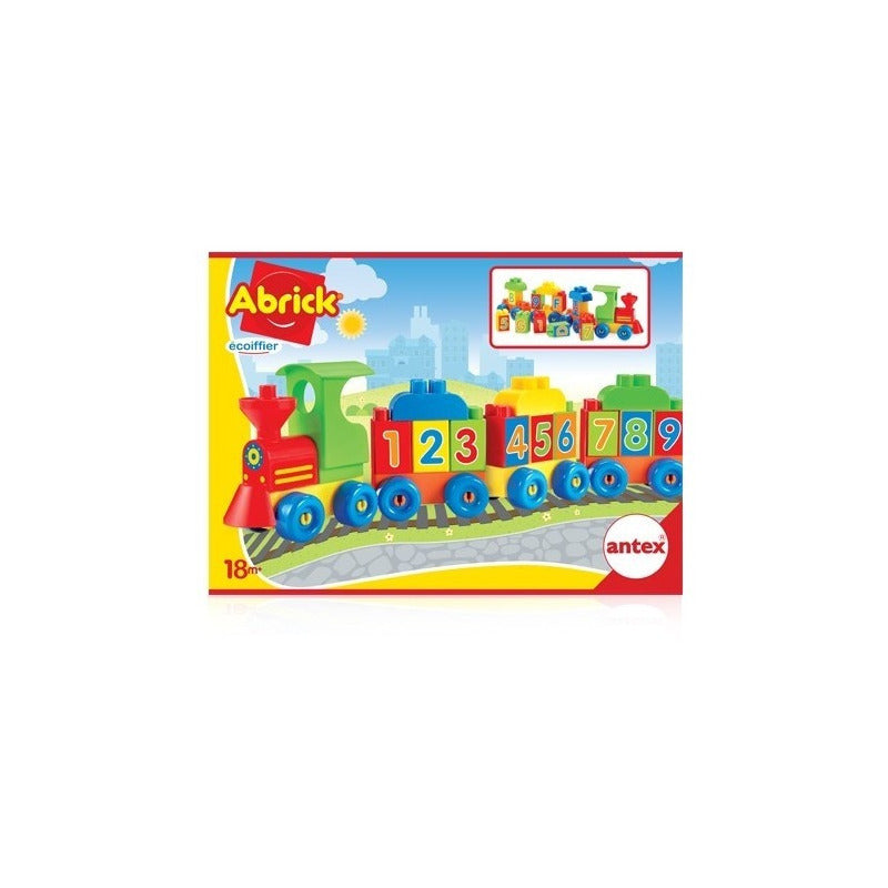 Abrick Tren Con Numeros Original De Antex 9062