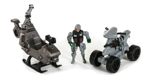 Soldier Combat Playset Militar Con Figura Y Accesorios 6818