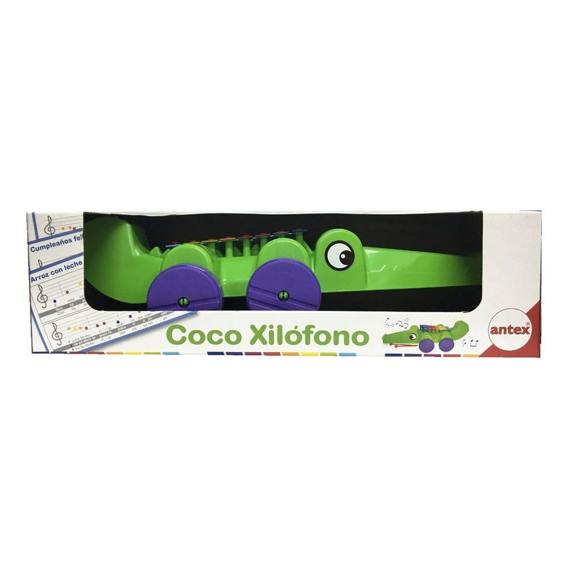 Coco Xilofono Cocodrilo Xilofon Bebe Original De Antex