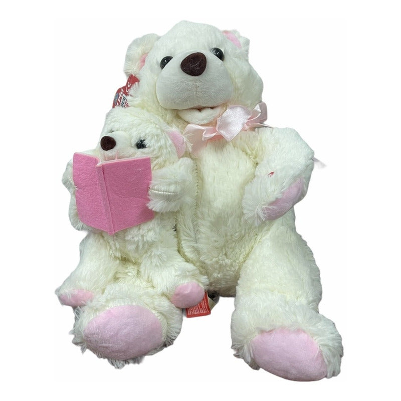 Peluche Oso Con Hijo Musical 26cm Phi Phi Toys 1808