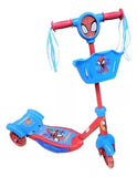 Monopatin Hombre Araña 3 Ruedas Con Luces Musica Y Canasto Color Spider Man Spiderman
