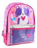 Mochila De Espalda Gatito 17'' Wabro 11055