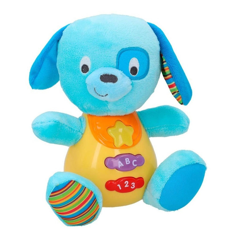 Peluche Interactivo Perrito Con Luz Y Sonido 0686 Winfun