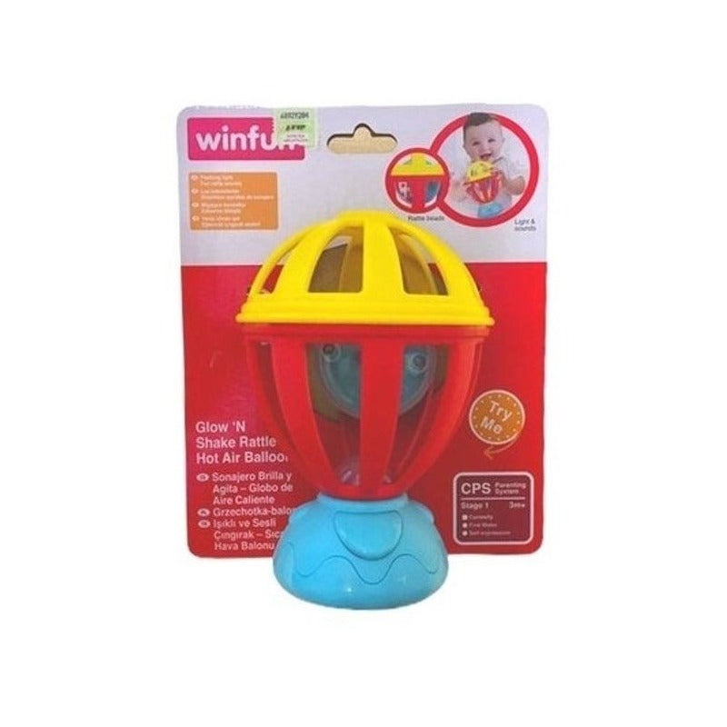 Sonajero Con Luz Y Sonido Para Bebe 0244 Original Winfun