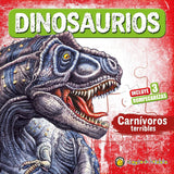 Dinosaurios Carnivoros Rompecabezas Libro Para Niños 2891
