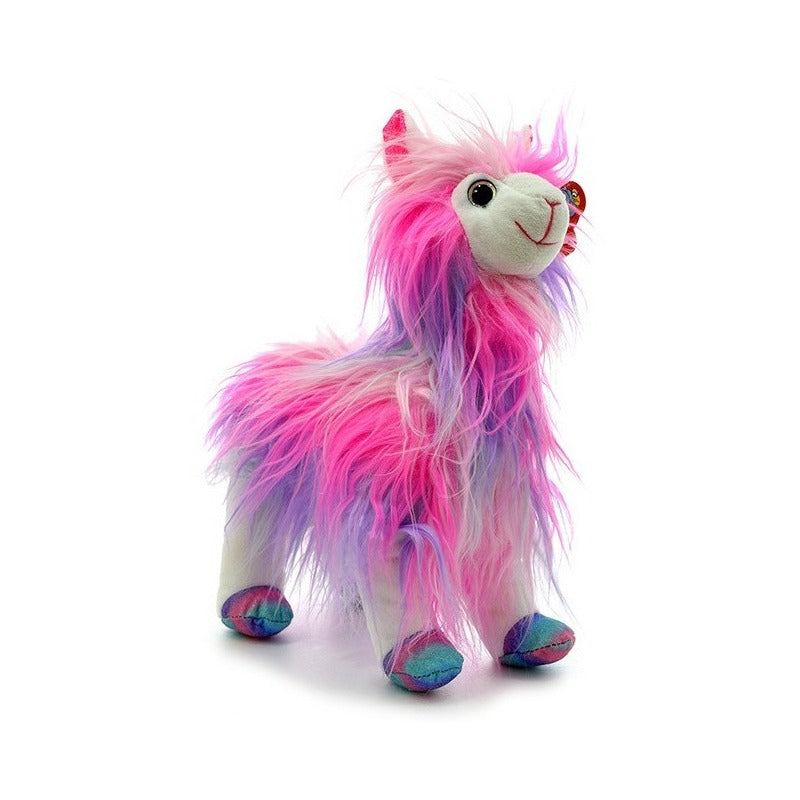Peluche Llama Pelo Largo 32cm Phi Phi Toys 8096