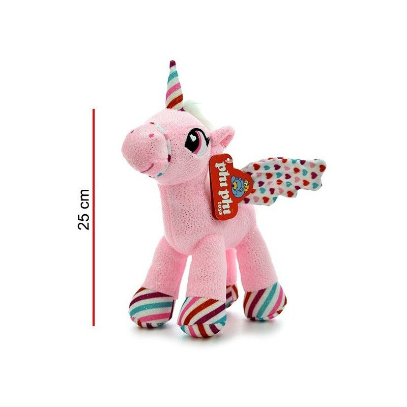 Peluche Unicornio Parado 25cm Phi Phi Toys 8087