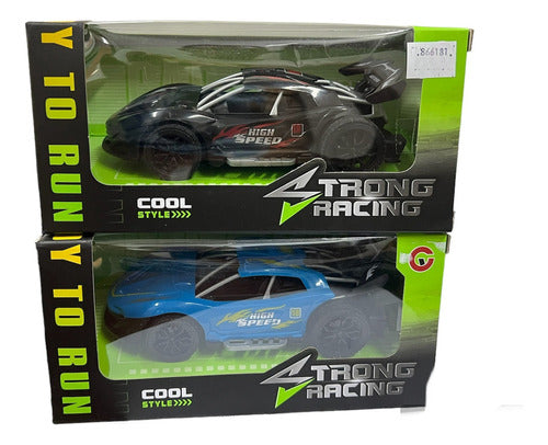 Auto A Friccion Ruedas De Goma 15cm 54558 Color Multicolor