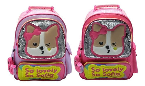 Mochila De Espalda Simones Si506 Original 16''